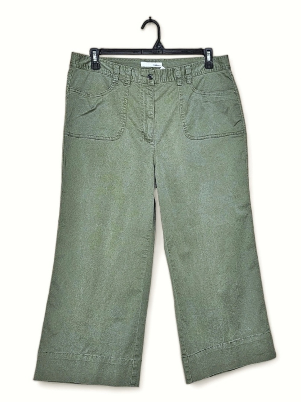 Chico's Platinum Wide Leg Crop Pants